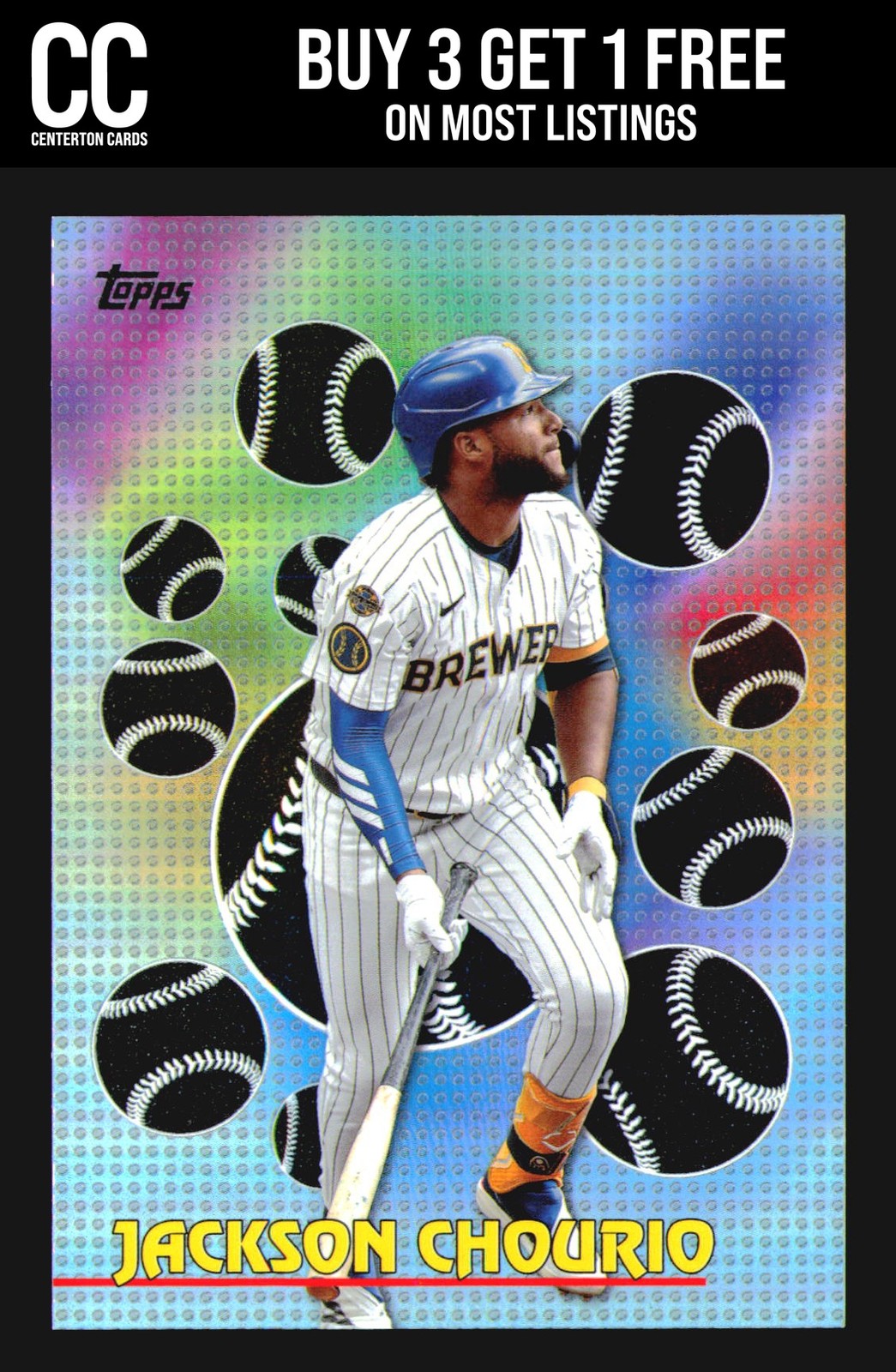 2026 Topps #TOG-31 Jackson Chourio Titans of the Game Milwaukee Brewers