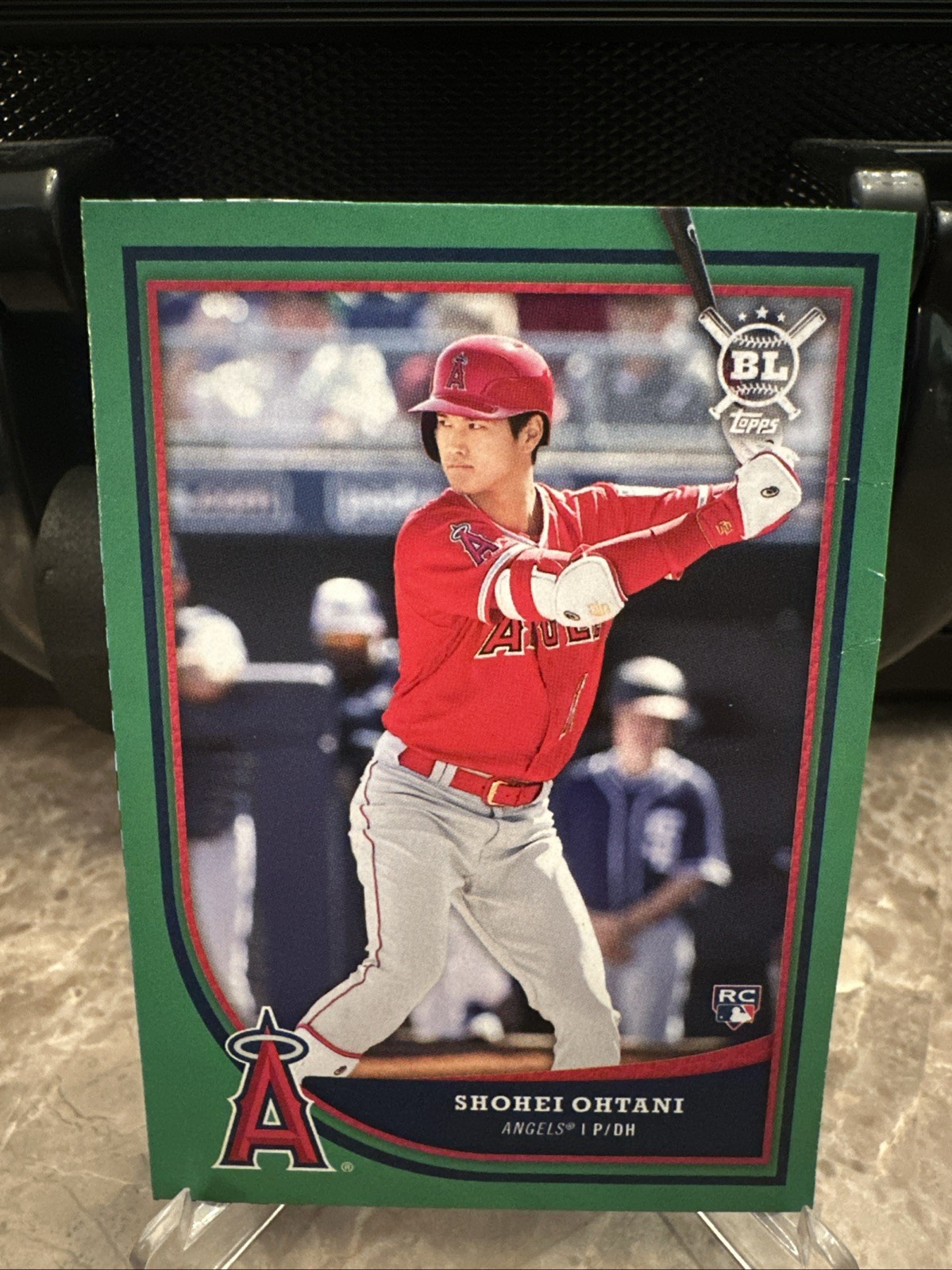 2018 Topps Big League-Shohei Ohtani (RC) SEE DESC. Green Border Cut-Out #B3 MLB