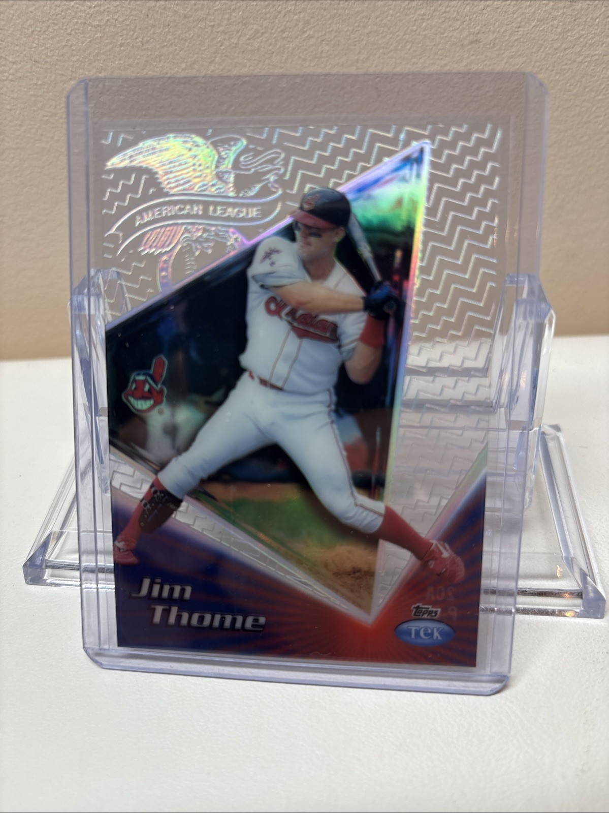 1999 Topps Tek Jim Thome #20A Pattern 02 – Cleveland Indians