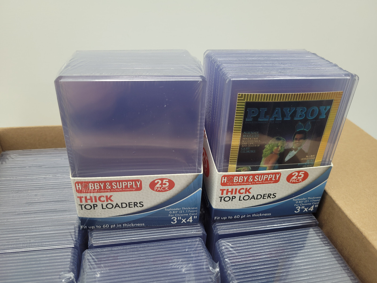 1000 Top Loader 60-point Thick Card 3×4 inch Toploaders Holder Protector CASE