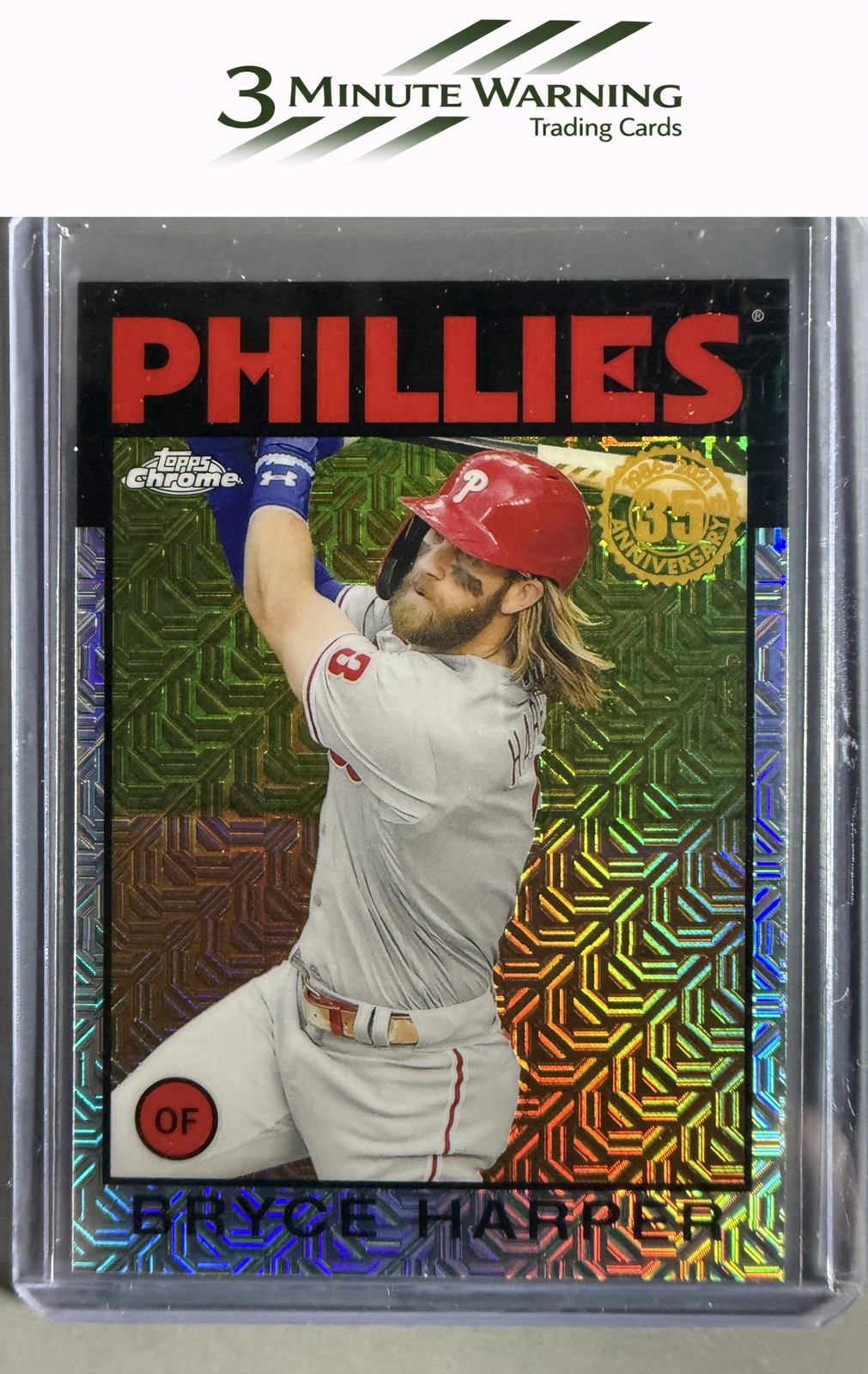 2021 Topps #86BC-20 Bryce Harper 1986 Topps Baseball Chrome (Series 1)