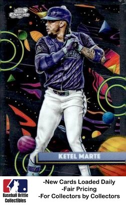 2025 Topps Chrome Cosmic #175 Ketel Marte Arizona Diamondbacks