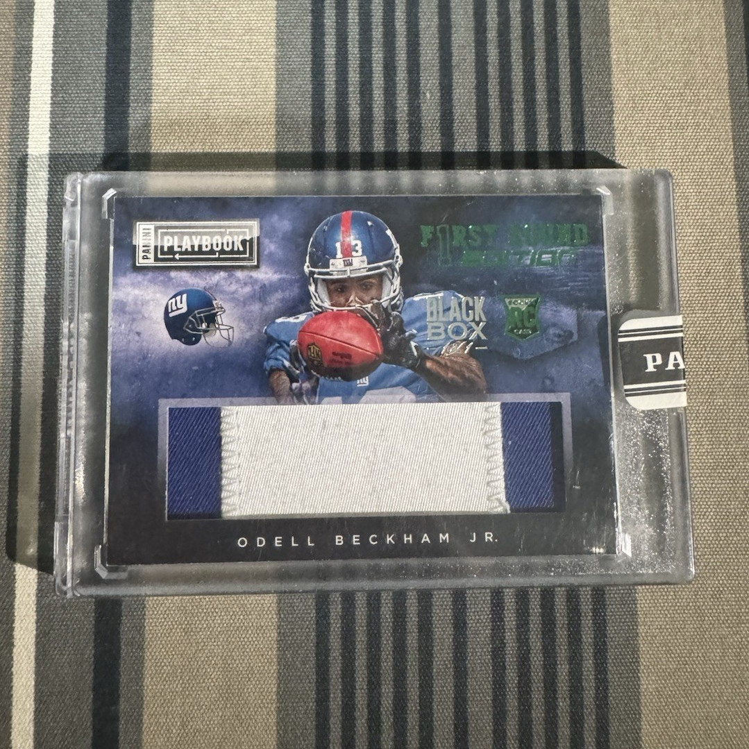 Panini 2014 Playbook Odell Beckham Jr Rookie 1st Round Edition 1 of 1. 1st-OB