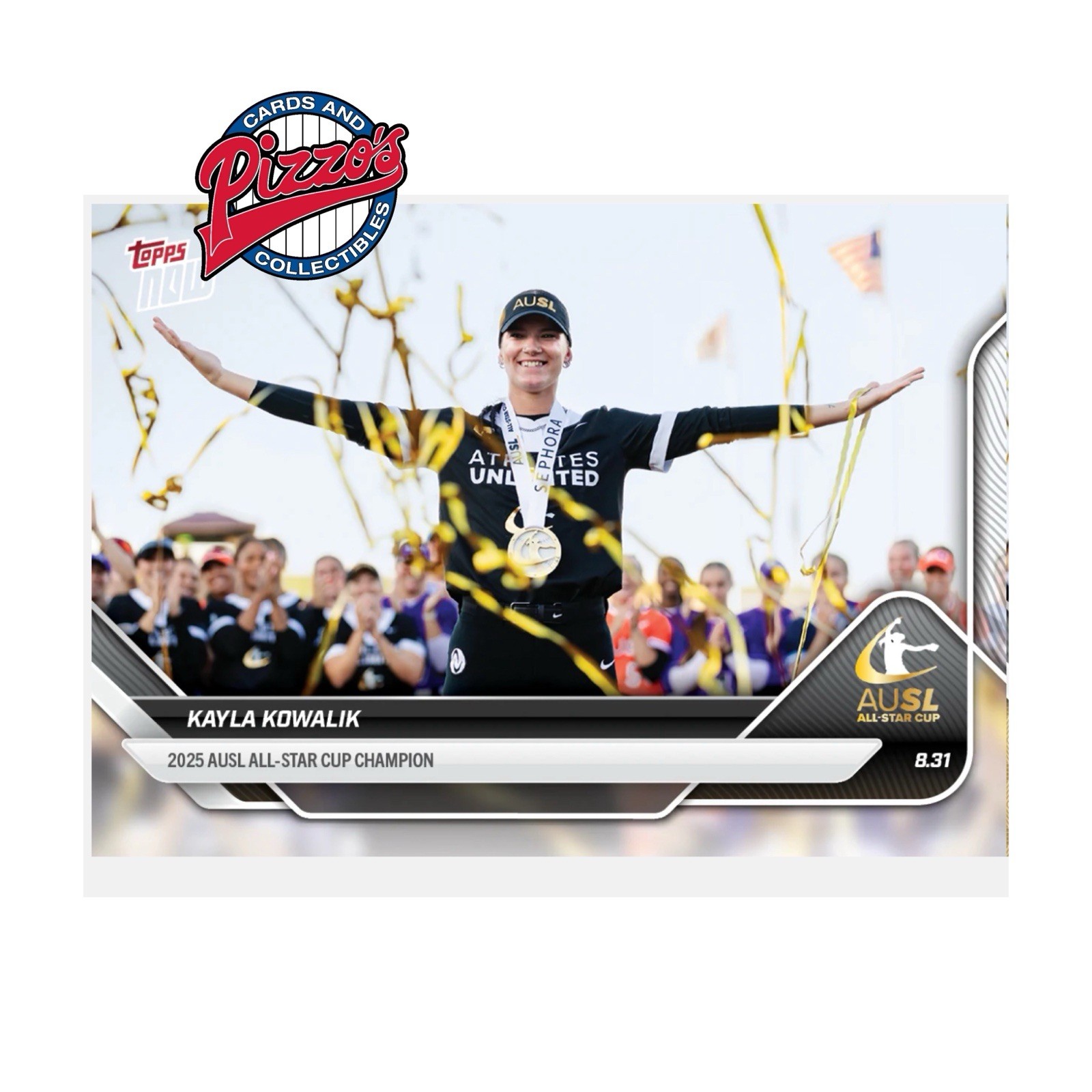 Kayla Kowalik All-Star Cup Champion 2025 AUSL Topps NOW Card 38 Presale
