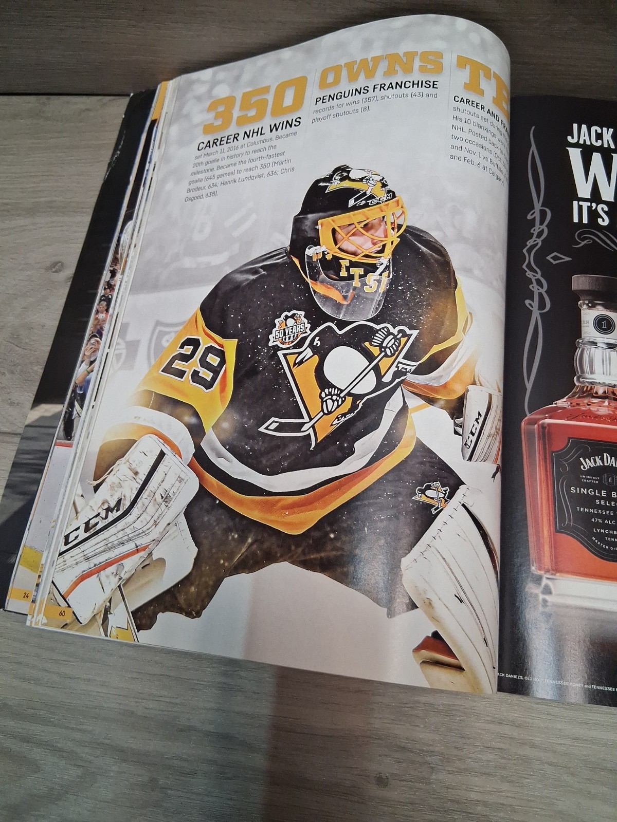 2016-2017 PITTSBURGH PENGUINS YEARBOOK – 50 Years – 1967-2017