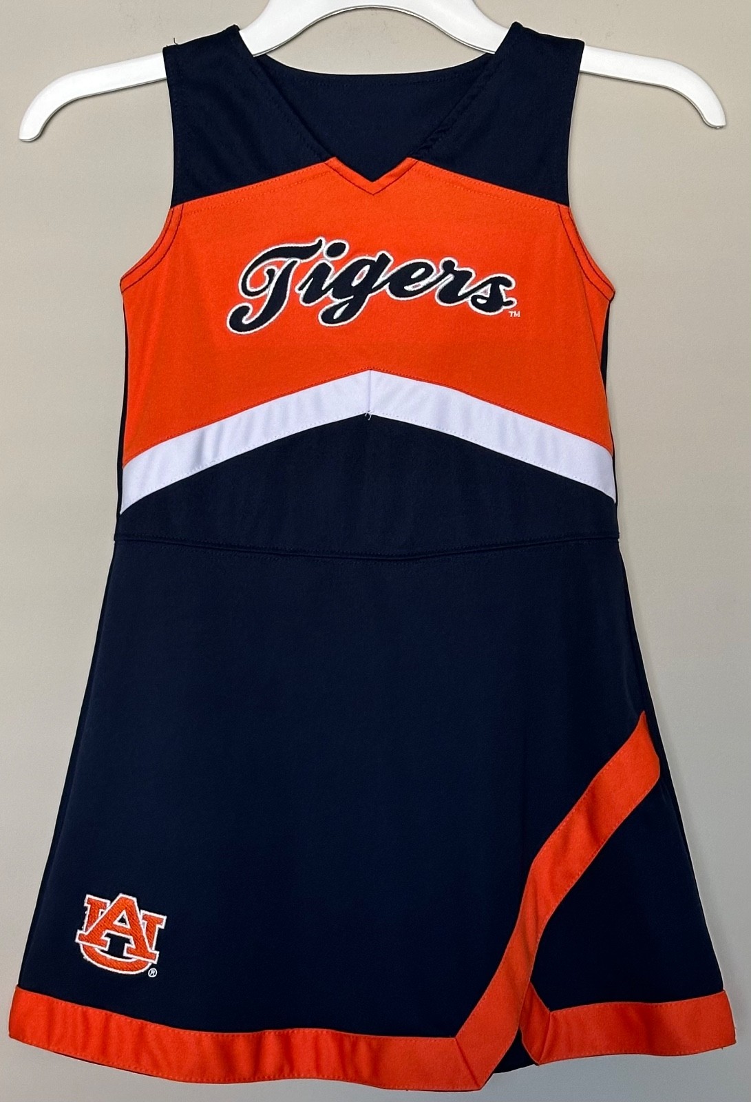 Auburn Tigers Cheerleaders Outfit Size Large 6X Kids Girls 1 Piece AU Dress