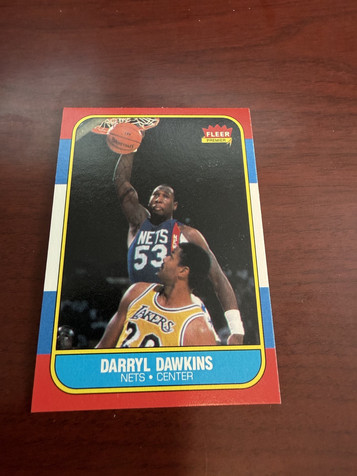 1986-87 Fleer #24 Darryl Dawkins. NRMT
