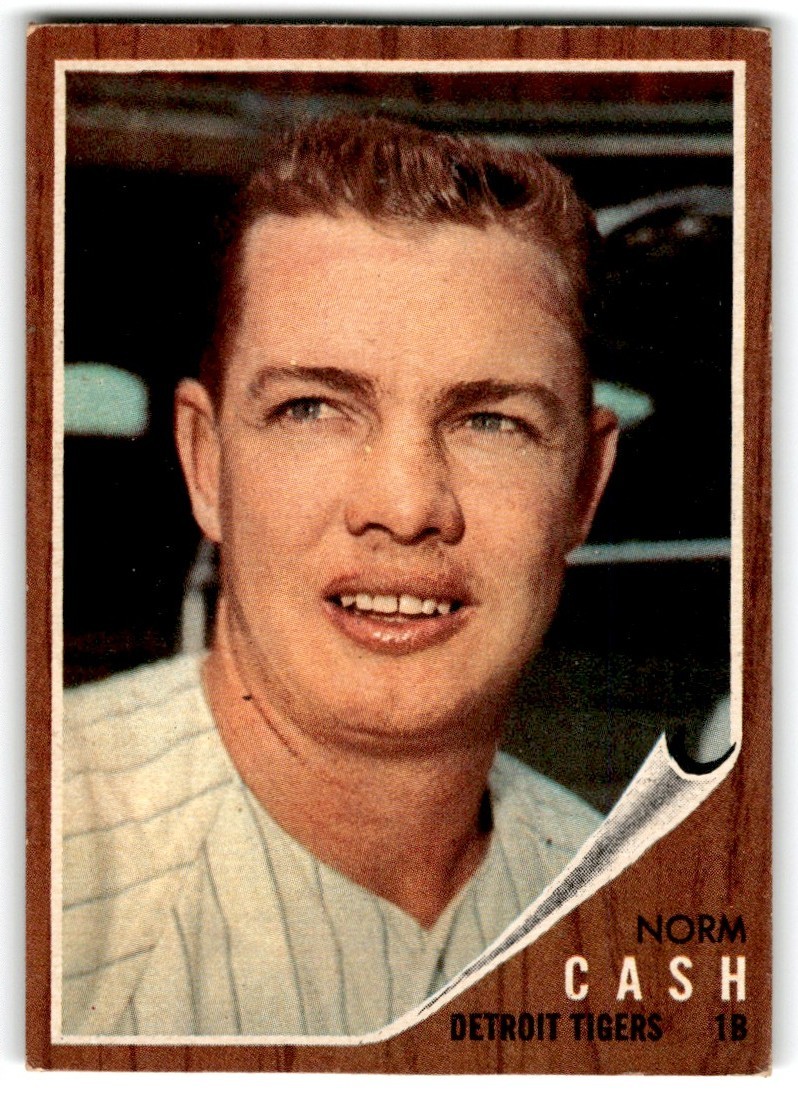 1962 Topps Norm Cash Detroit Tigers #250