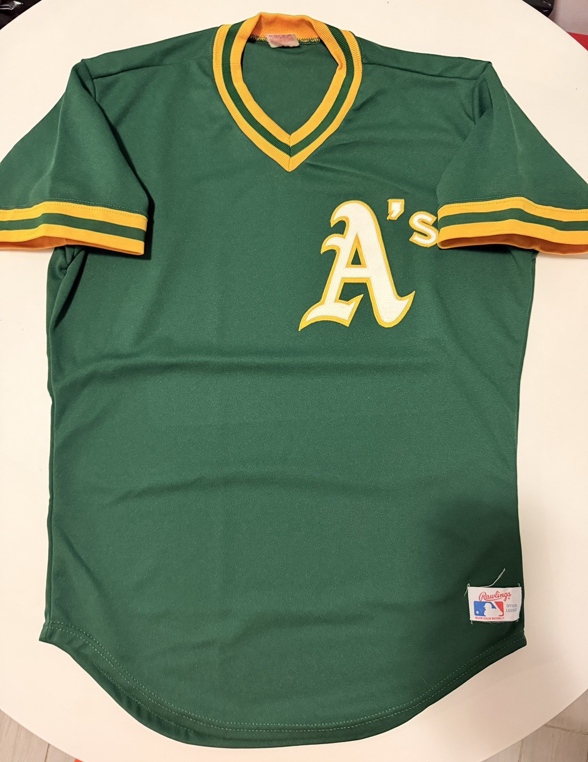 Rawlings Oakland Athletics blank jersey Sz 42 Medium