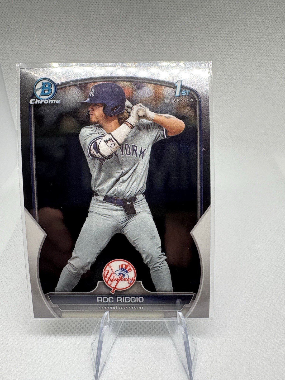 2023 Bowman Draft Chrome 1st Bowman Roc Riggio #BDC-30 New York Yankees