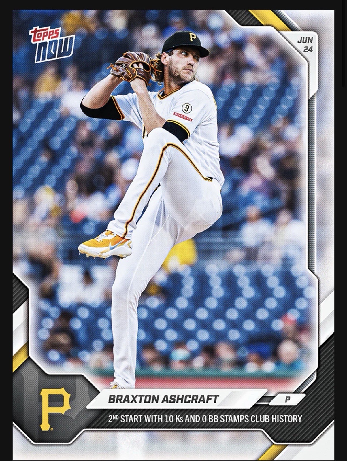 Braxton Ashcraft – 2026 MLB Topps NOW® – Card 372 – Presale!! Pirates!!