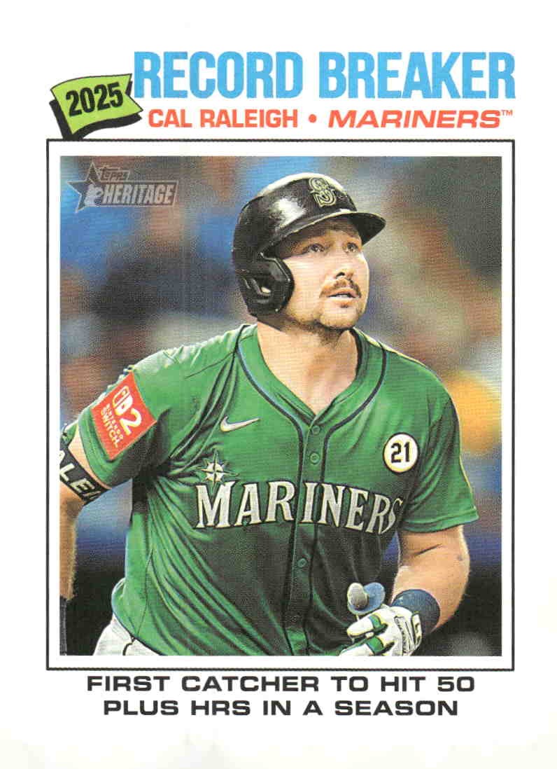 2026 Topps Heritage #231 Cal Raleigh