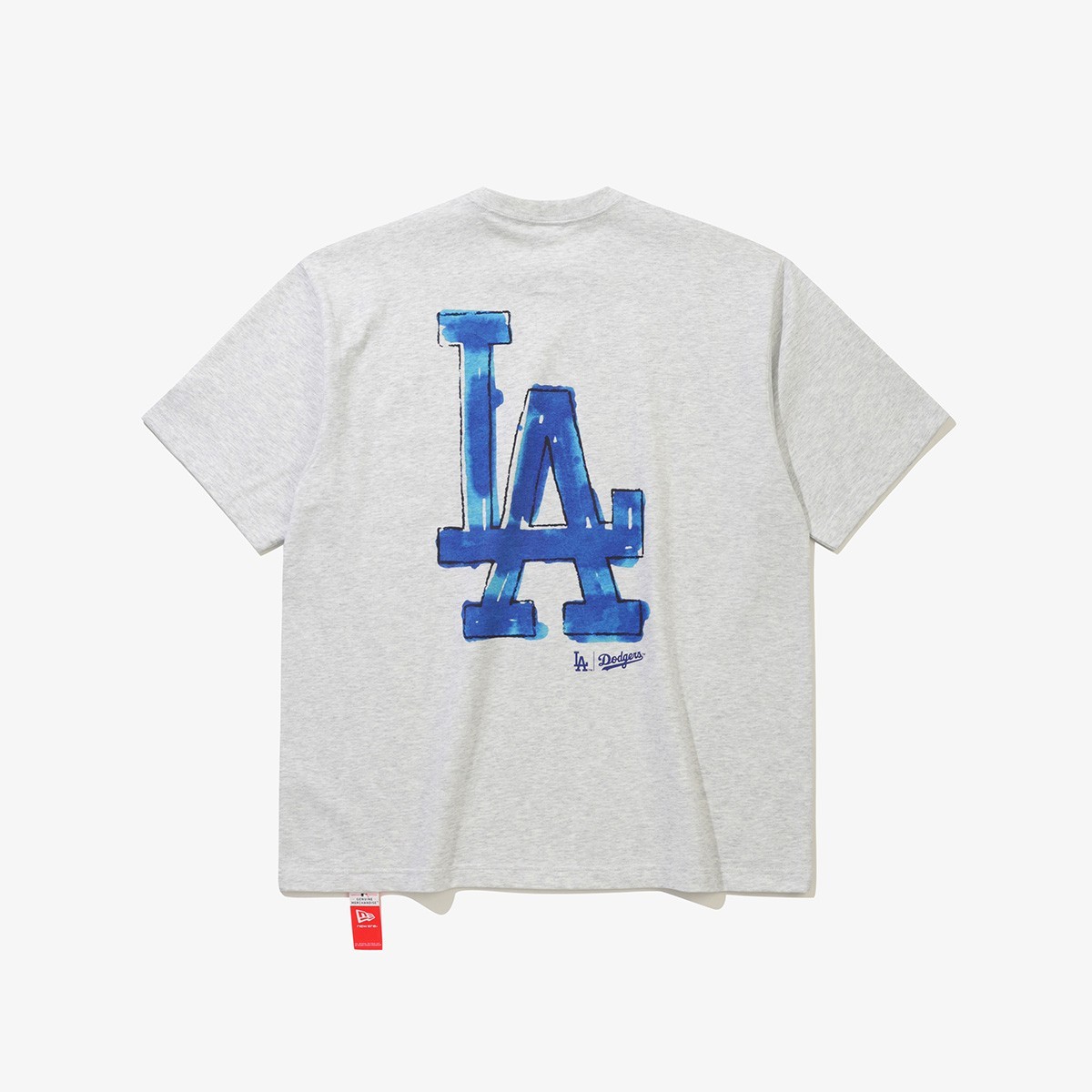 New Era 2026 MLB LA Dodgers Drawing T-shirt, Heather Grey