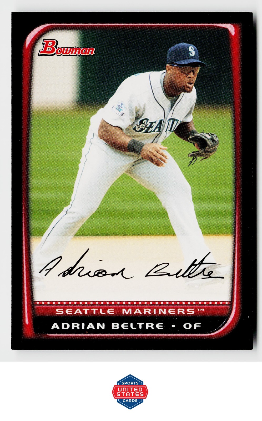 2008 Bowman #28 Adrian Beltre