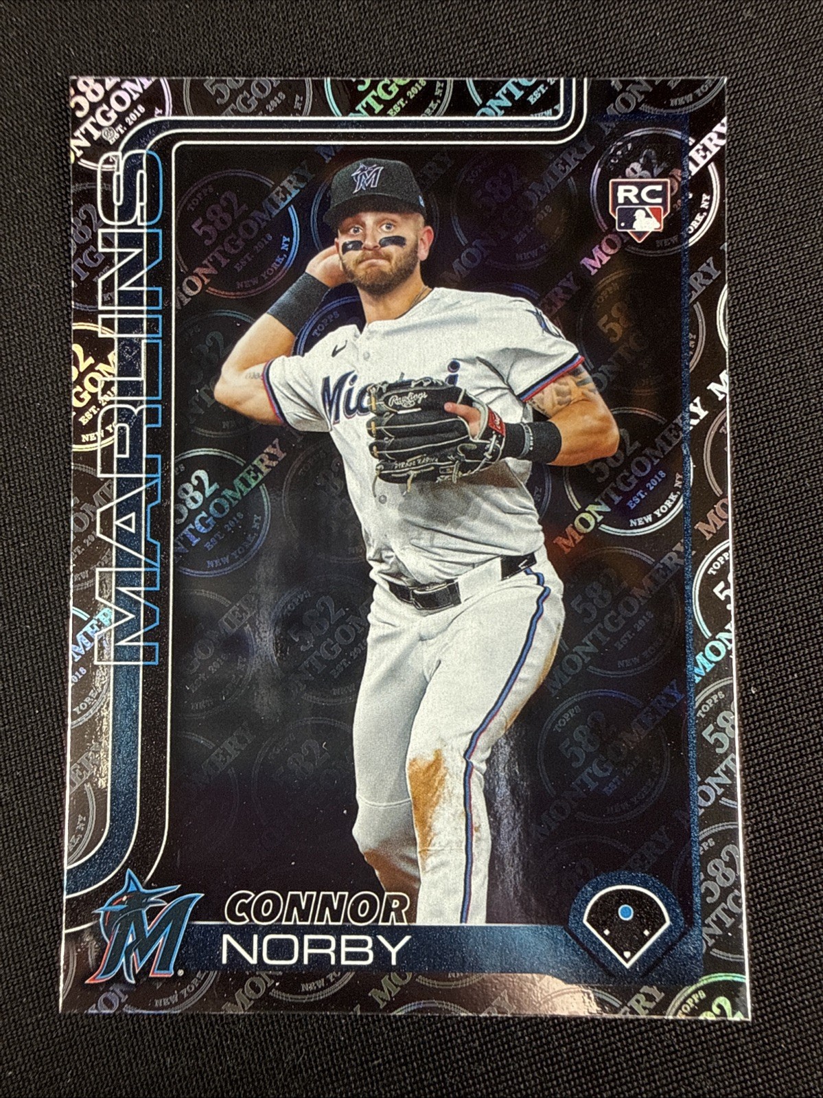 Connor Norby Rookie Card RC 2025 Topps 582 Montgomery Club Foil #132