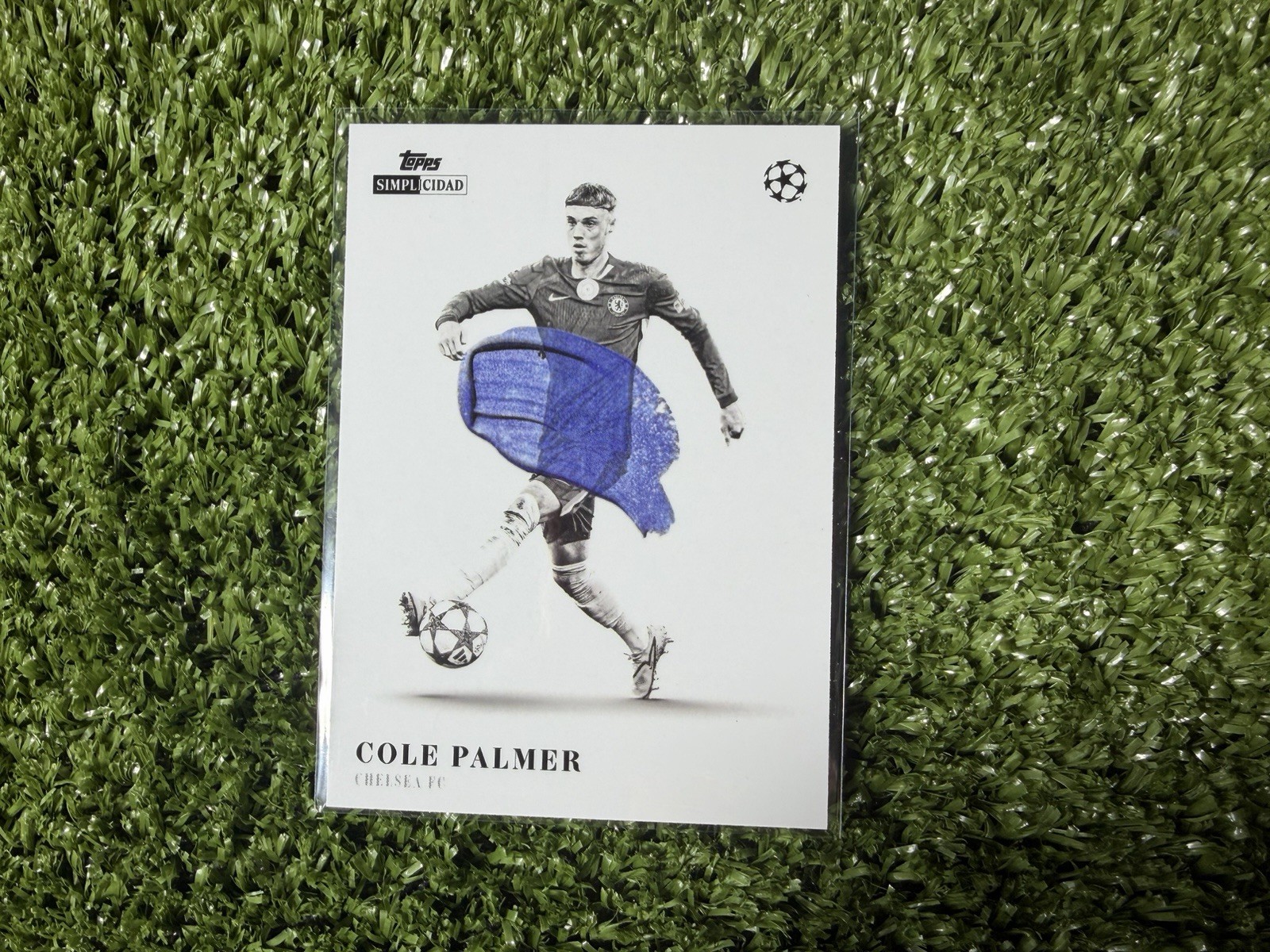 Topps Simplicidad Artista Cole Palmer Chelsea FC UEFA Champions League Card
