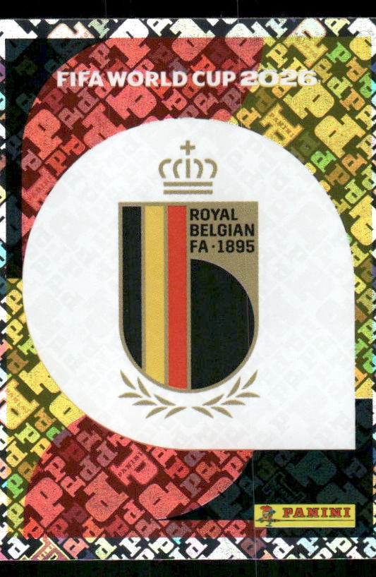 2026 Panini FIFA World Cup Stickers #BEL1 Emblem FOIL