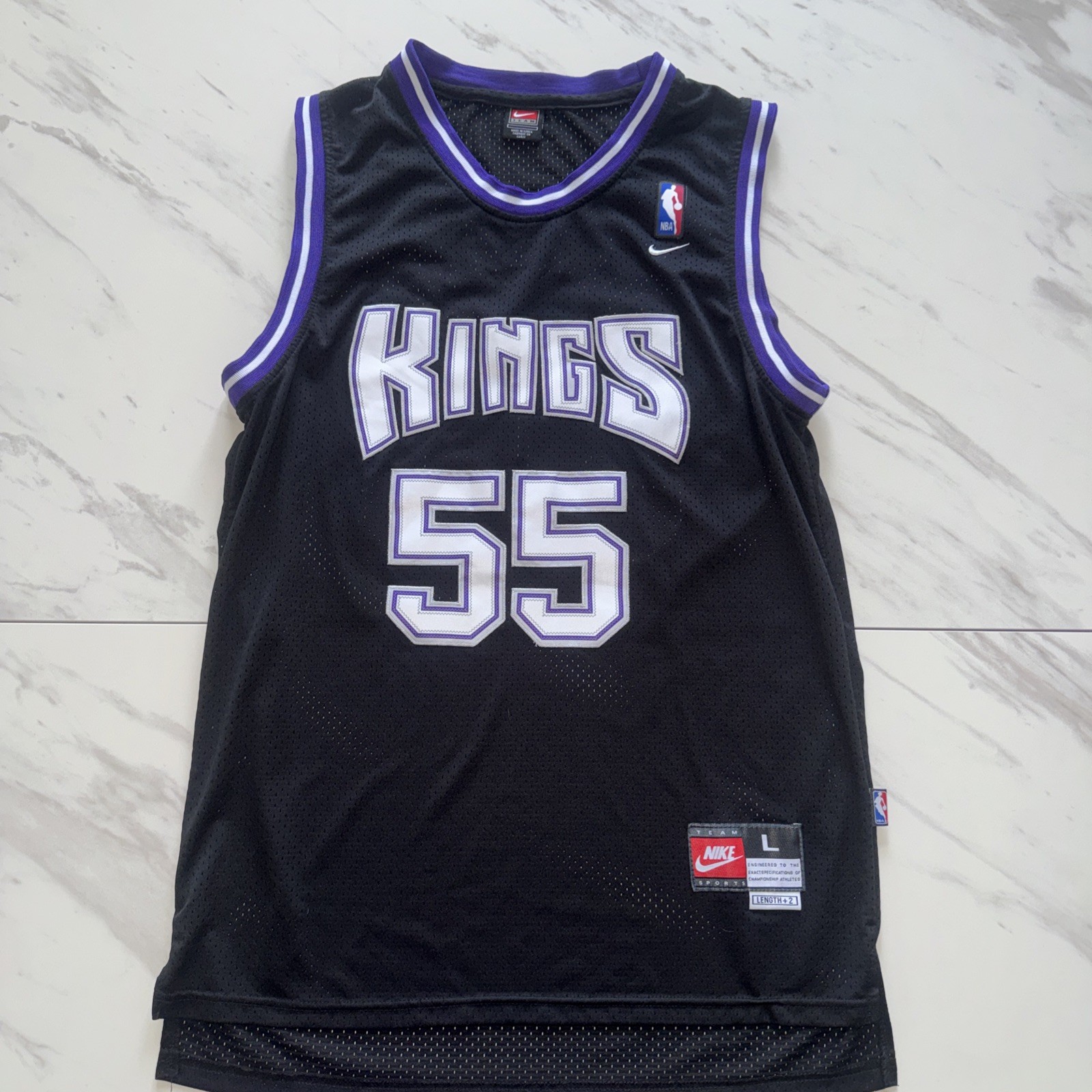 Y2K Vintage Sacramento Kings Jason Williams Jersey Nike Authentic Sewn Size L