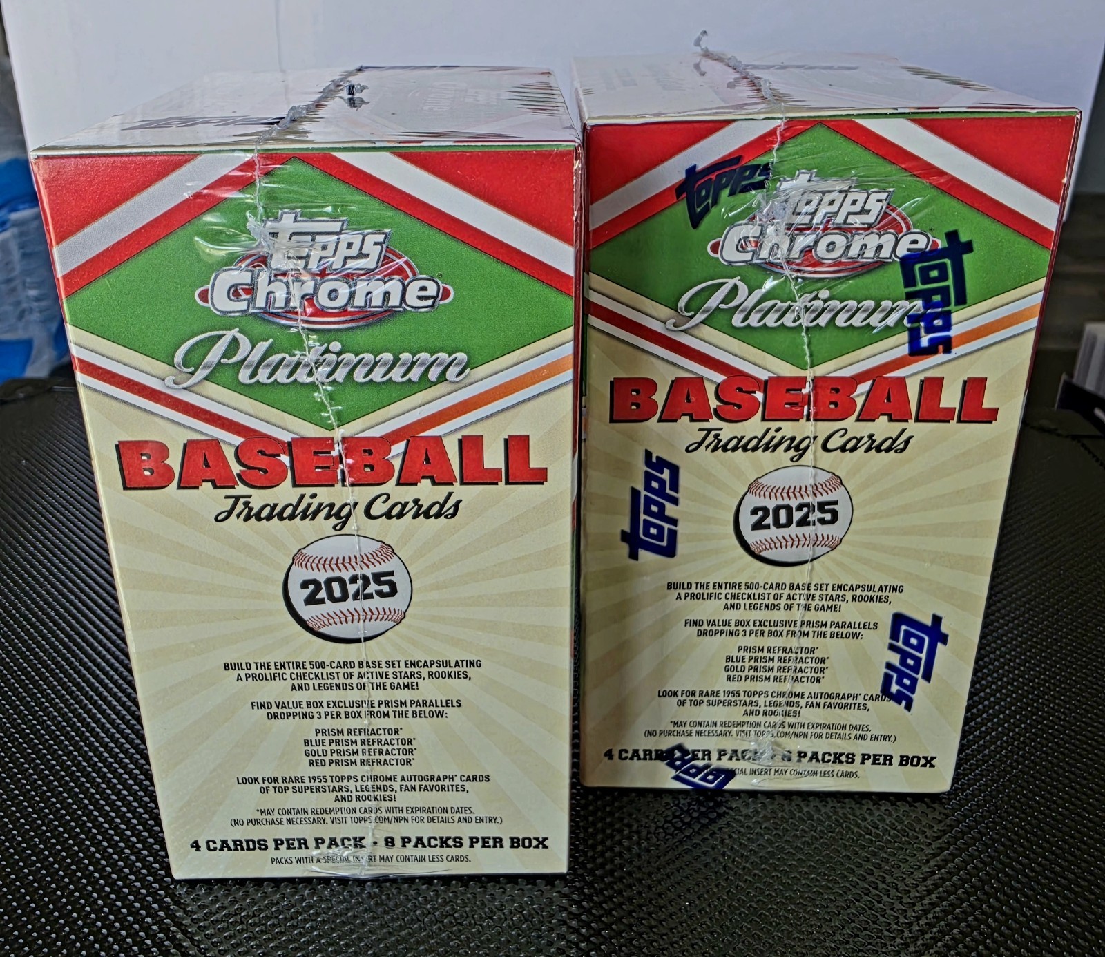 Topps Chrome 2025 Platinum Baseball Blaster Box NEW UNOPENED Manufactured Sealed