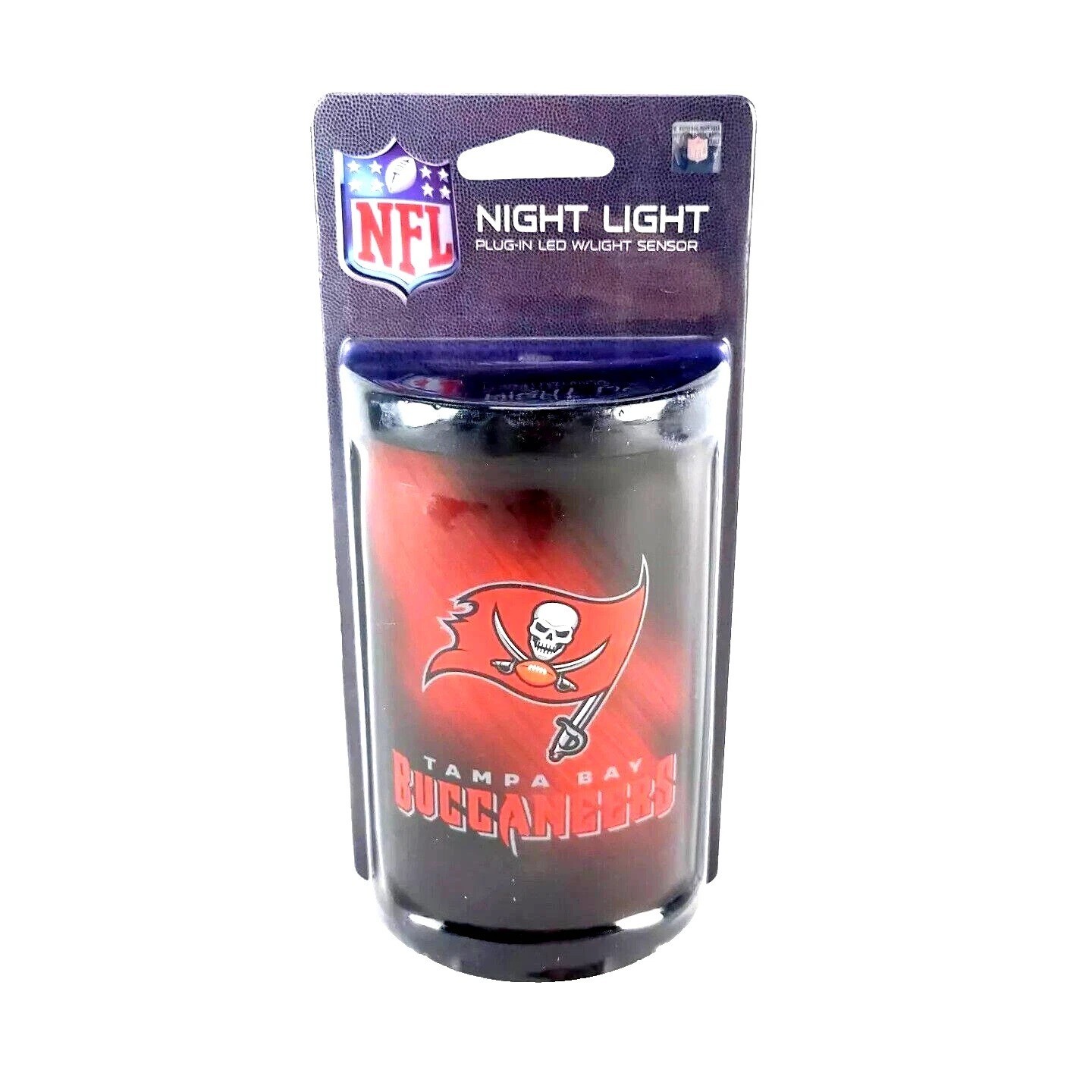 Tampa Bay Buccaneers NFL Night Light 5″ X 3.5″ LED Plug In with Light Sensor NEW