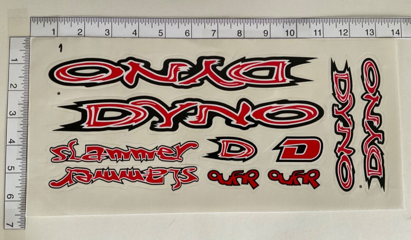 Dyno Slammer Stickers Decals – Die Cut (Multiple Colors Available; #1-13)