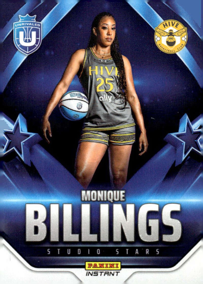 MONIQUE BILLINGS 2026 Panini Instant Unrivaled Studio Stars PR:180 NM- ID:168672