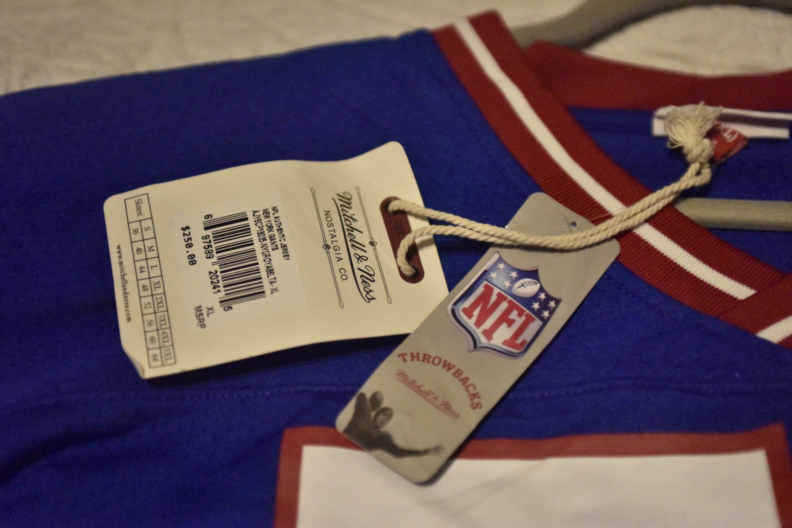 Mitchell & Ness Lawrence Taylor 56 NY Giants Jersey Throwback XL 217