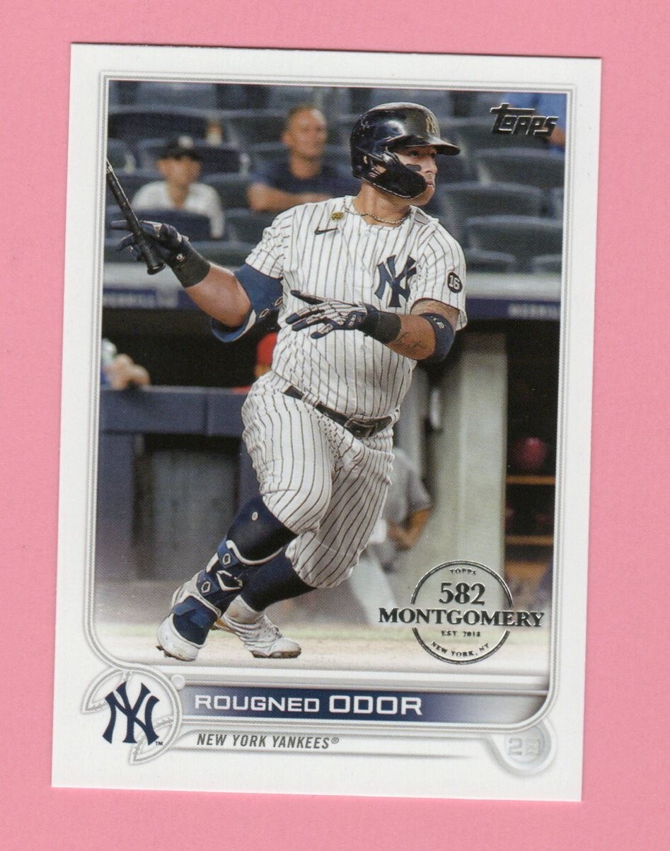 2022 Topps 582 Montgomery Club Foil Stamp #5 Rougned Odor New York Yankees