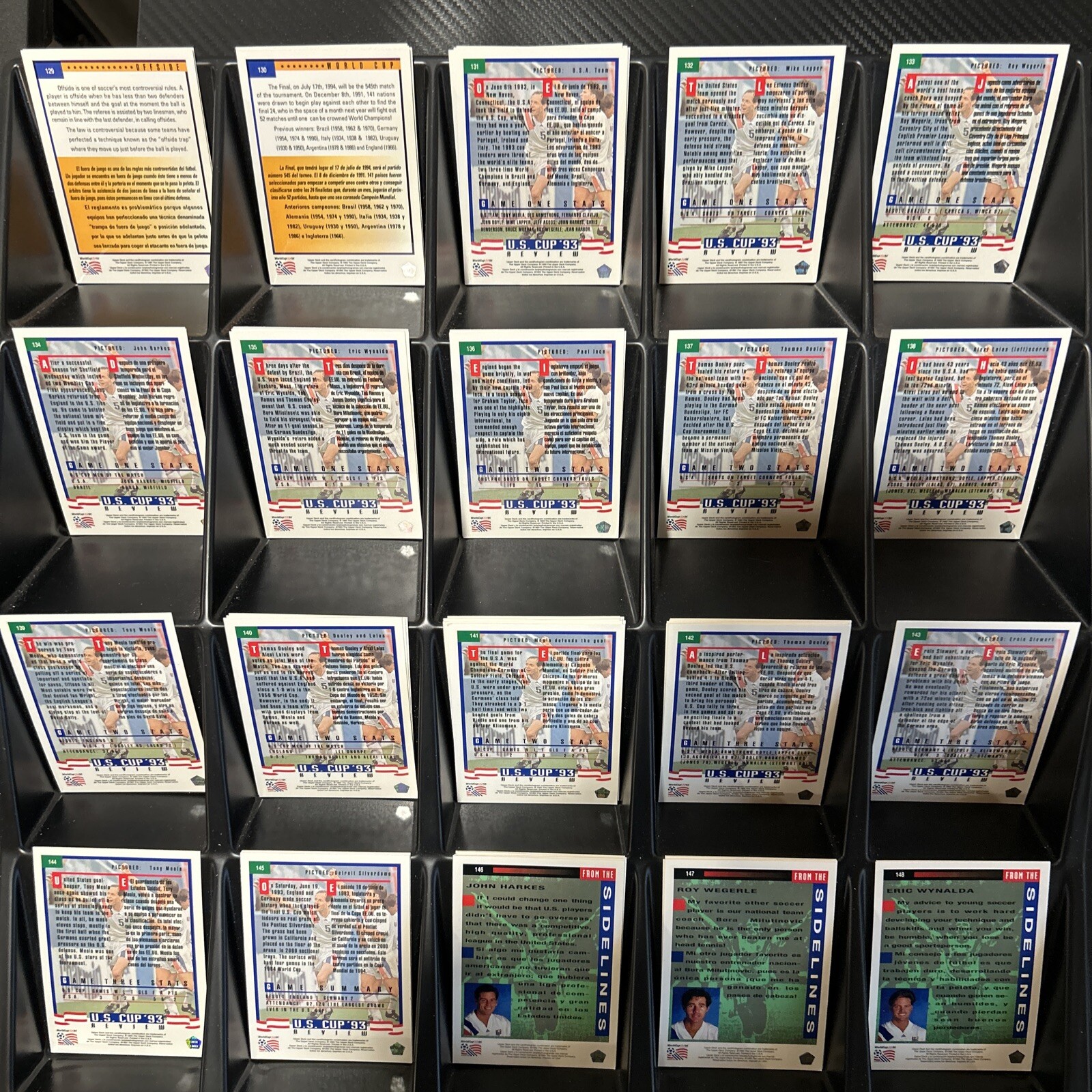 1993 Upper Deck Soccer World Cup Preview ENGLISH/SPANISH YOU PICK! NM or Better