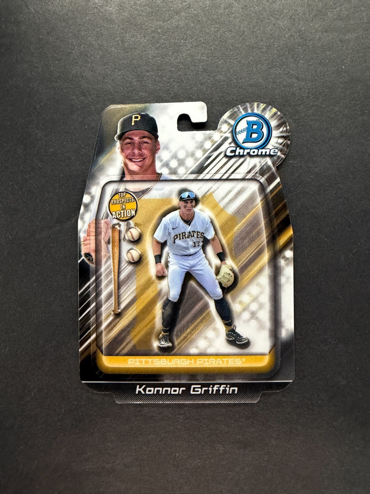 Konnor Griffin 2024 Bowman Chrome Top Prospects in Action #BIA-7