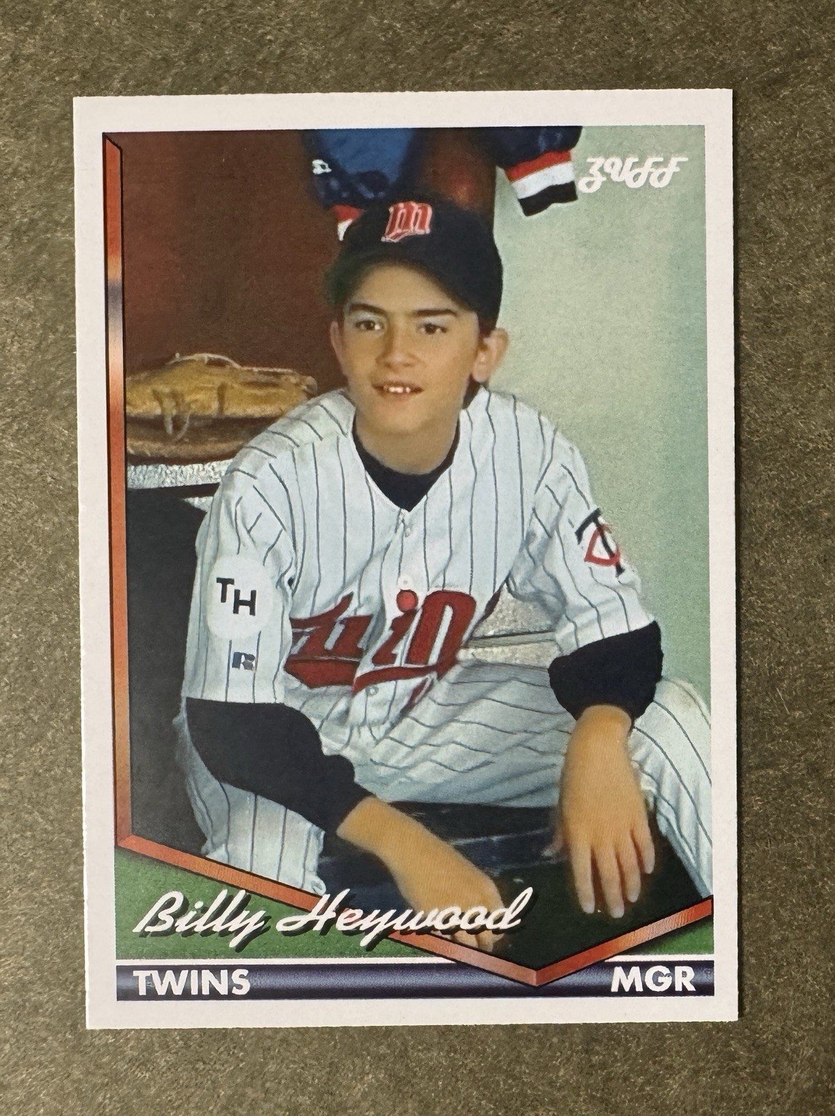 Billy Heywood Handmade Custom Baseball Card, Little Big League, 1994