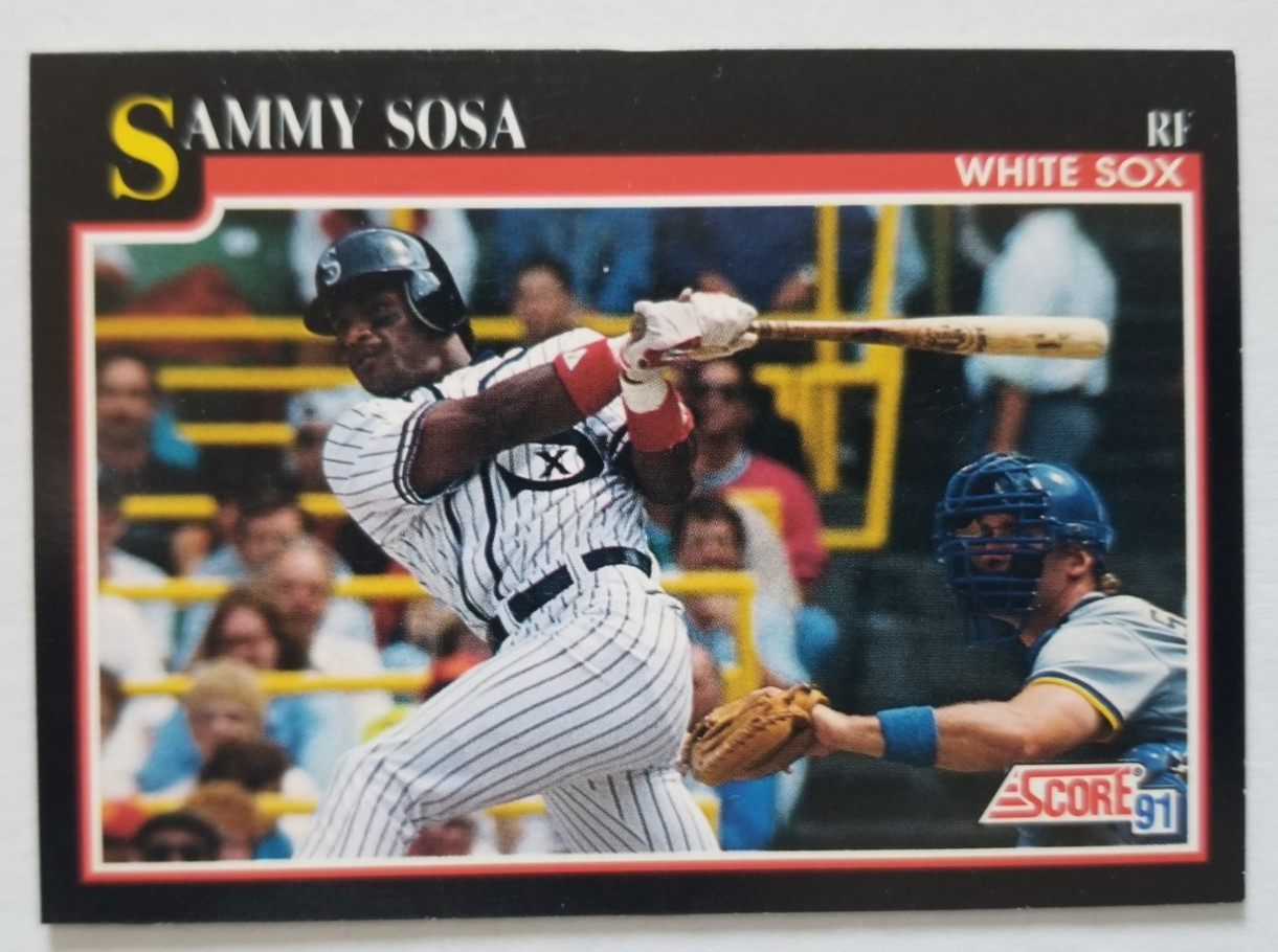 1991 Score #256 Sammy Sosa Chicago White Sox