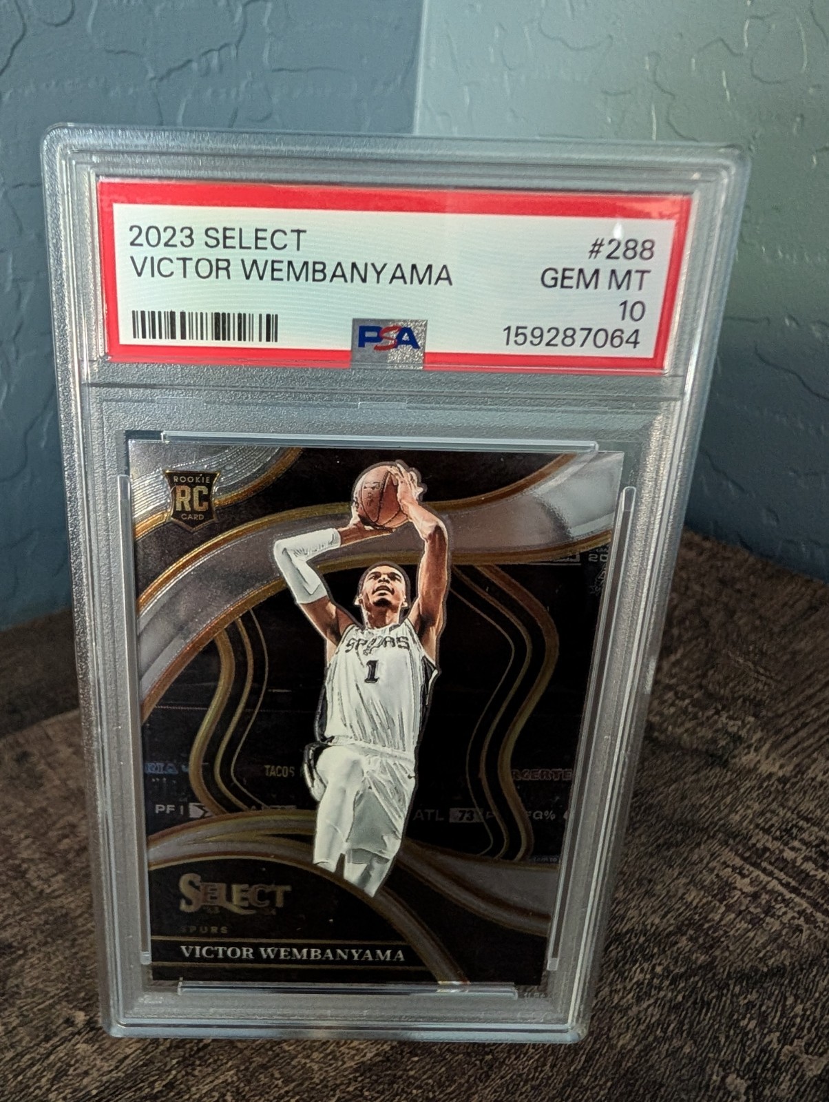 Victor Wembanyama 2023 Select Courtside #288 PSA 10