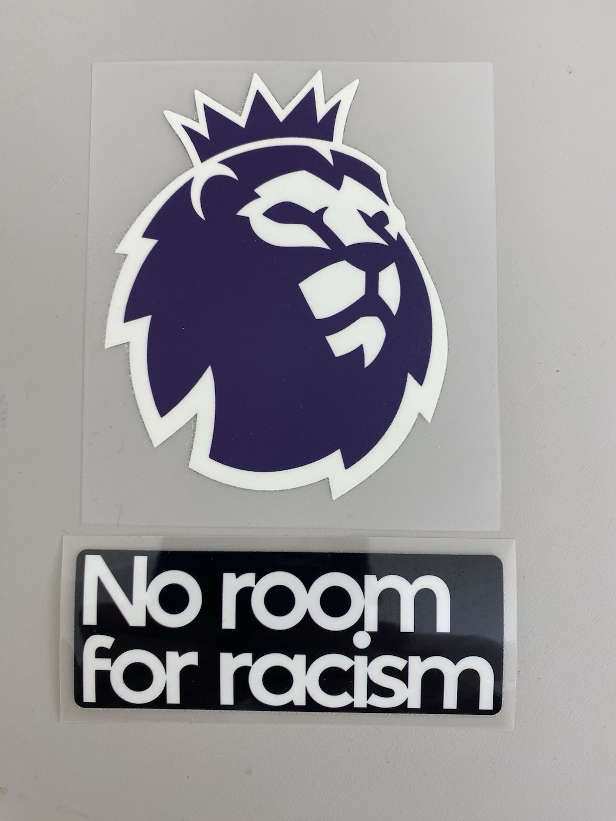 2023/25 EPL Premier League “Lion + No room for racism” Player Size Badge Patch