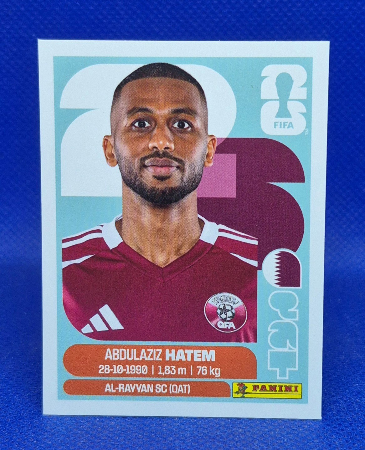 2026 Panini FIFA World Cup Sticker Abdulaziz Hatem #QAT 15 – Qatar