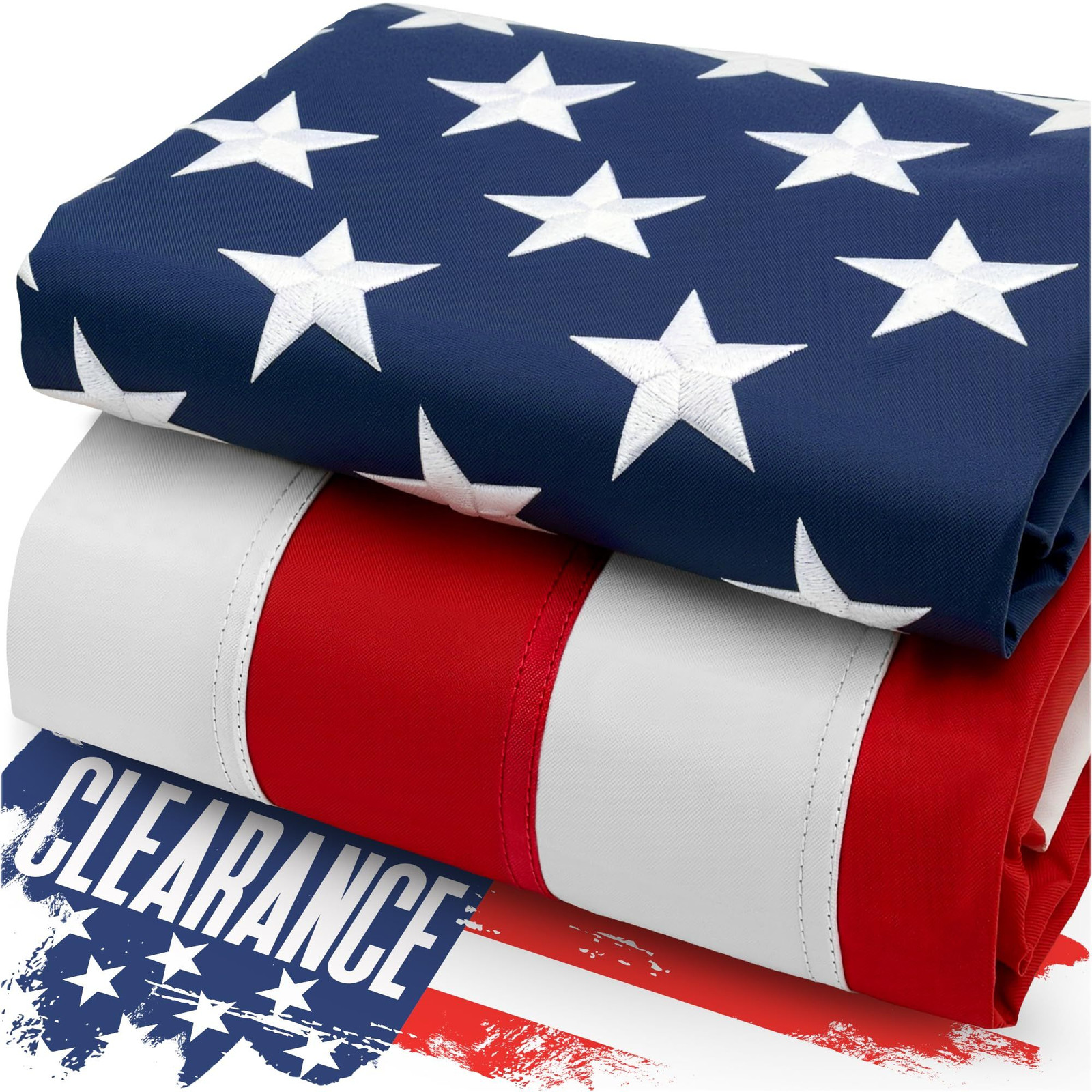 American Flag for Outside Heavy-Duty US 60 inches x 36 inches, 3×5 FT (USA)
