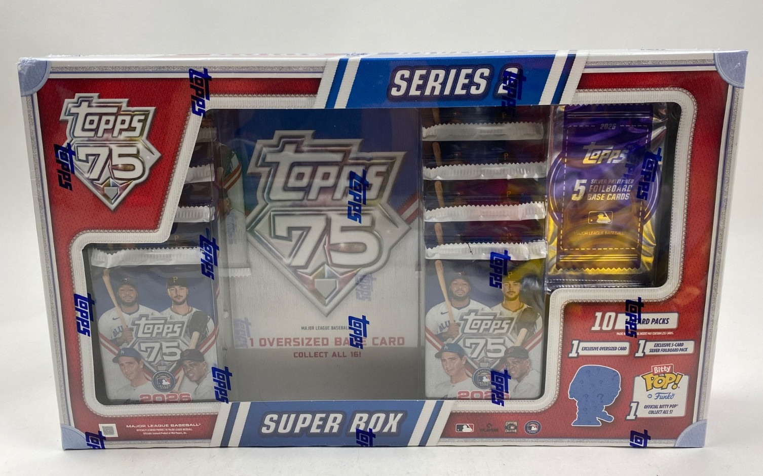 Topps 2026 Topps 75 Series 2 Super Box MLB Baseball Cards 150ct