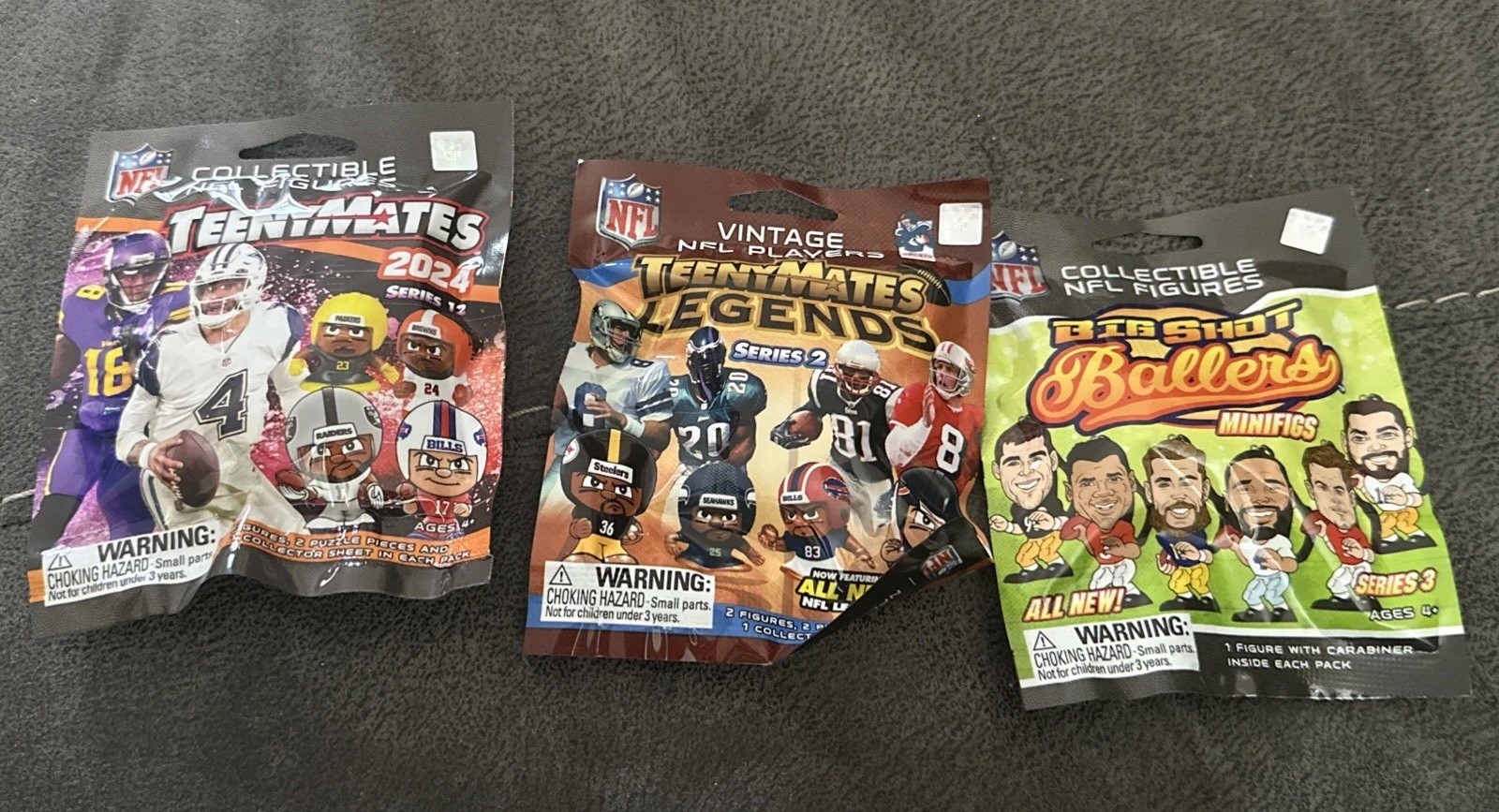 Lot of 3 Packs – 2024 Teenymates Series 12, Legends And Big Shot Ballers New