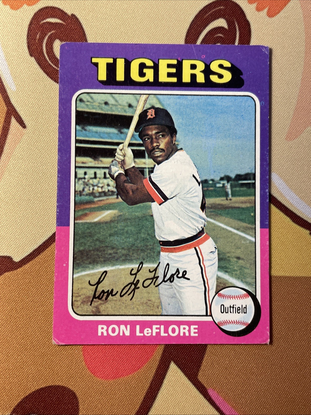 1975 Topps – Ron LeFlore #628 (RC)