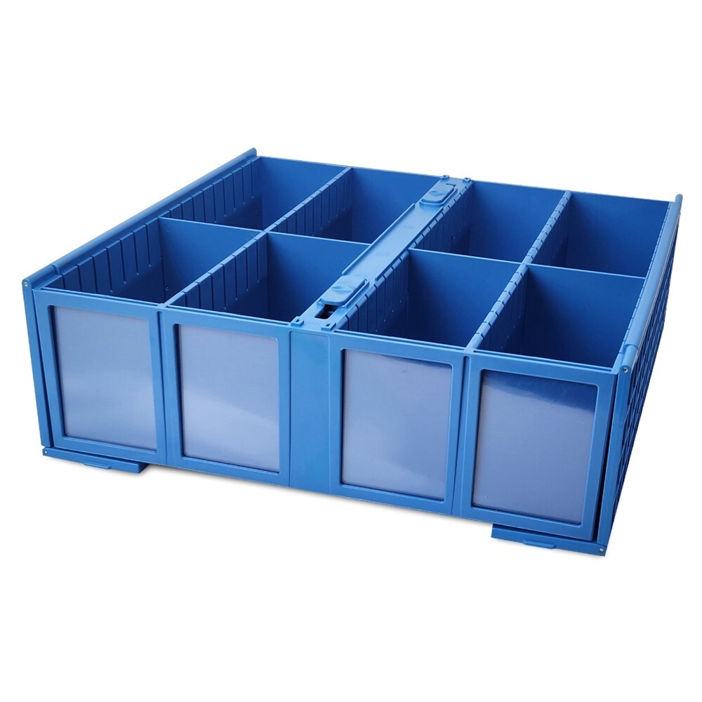 BCW Blue Plastic 3200 Count Collectible Baseball Trading Card Storage Bin