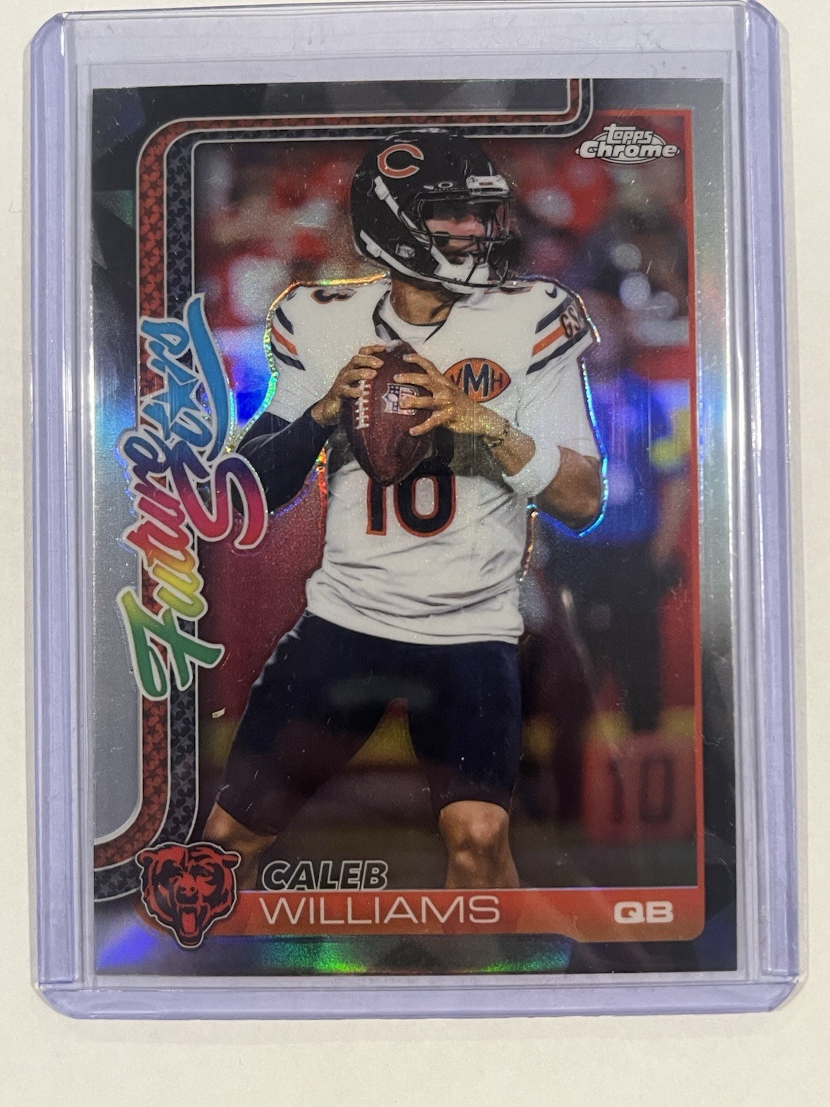 2025 Topps Chrome Football Future Stars Caleb Williams Refractor #FS-1