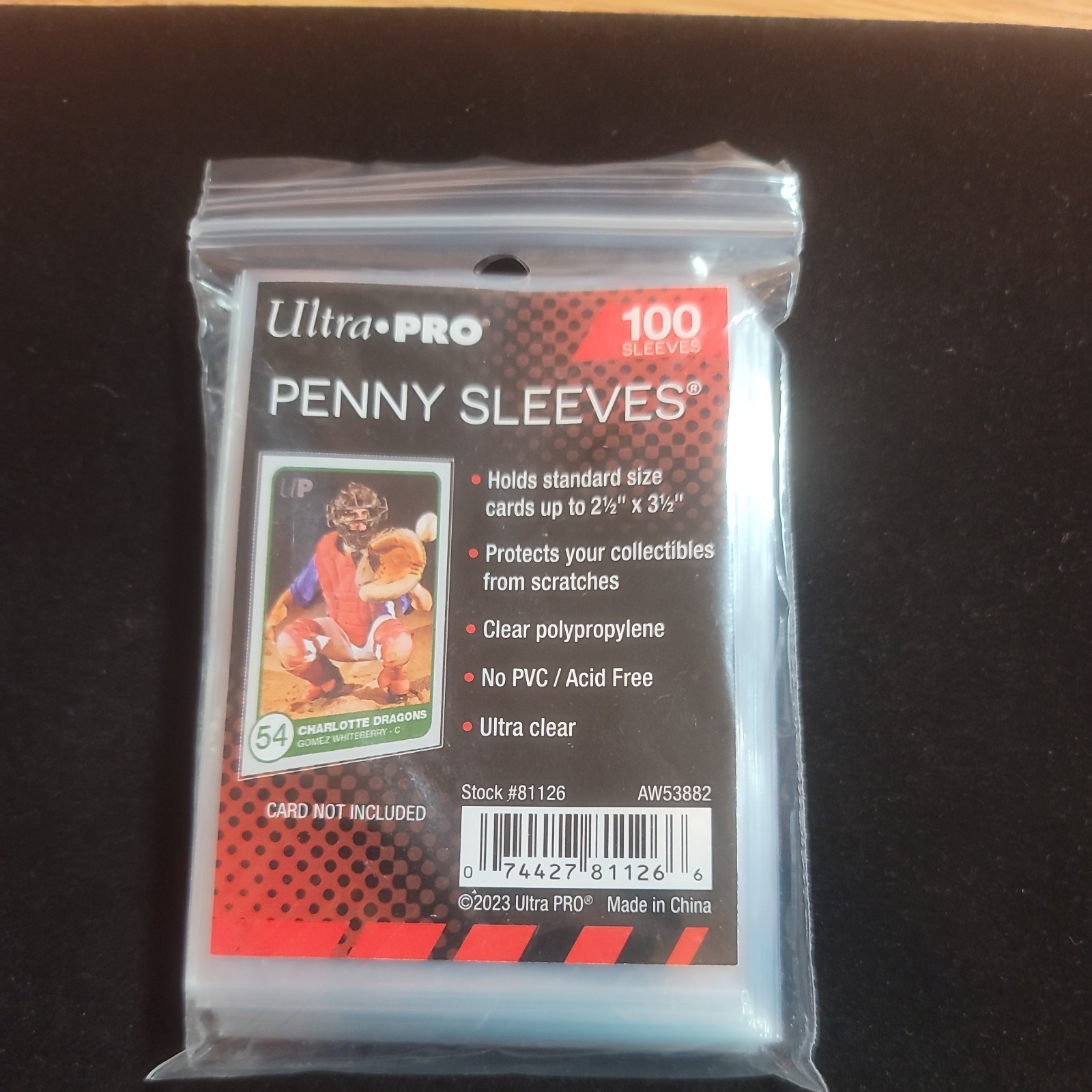 Ultra PRO 2.5 x 3.5 inch Trading Card Penny Soft Sleeves – 100 Pack (AW11739)