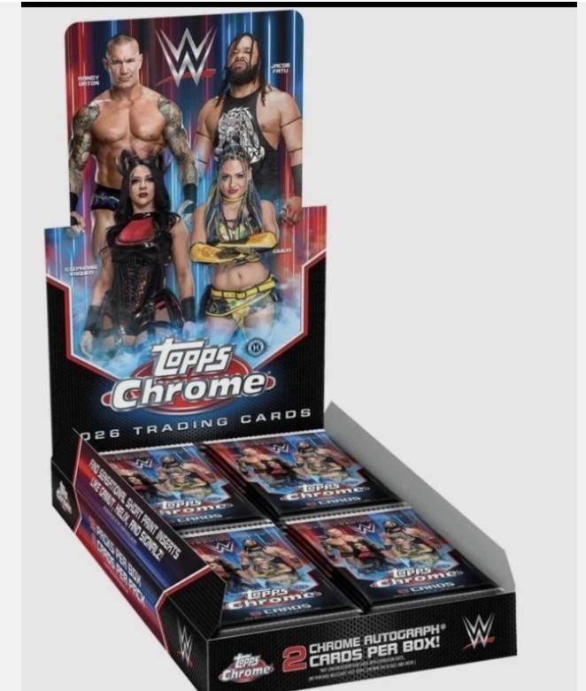 2026 Topps Chrome WWE Diamond Plate Refractor #1-200 Pick Your Card PYC Blaster