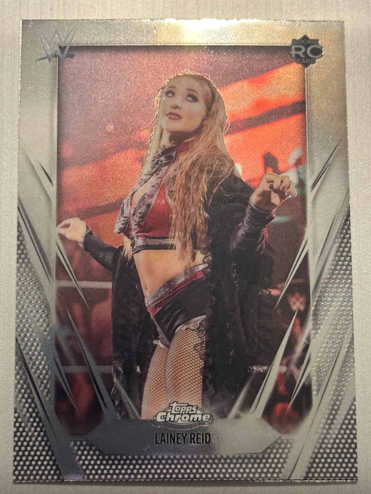 2026 Topps Chrome WWE Lainey Reid Rookie Card