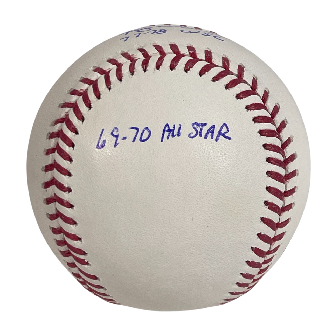 Roy White Signed Auto Autographed ROMLB Baseball w/ 3 Ins Beckett BAS COA Yankee