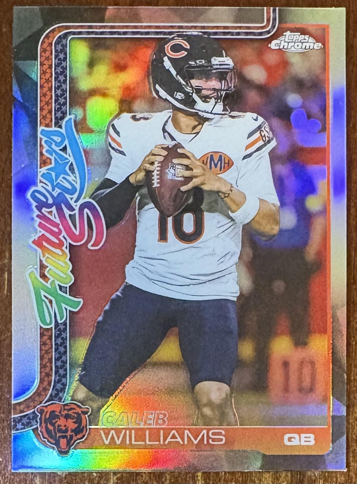 Caleb Williams Refractor Future Stars 2024 Topps Chrome FS-1 Chicago Bears