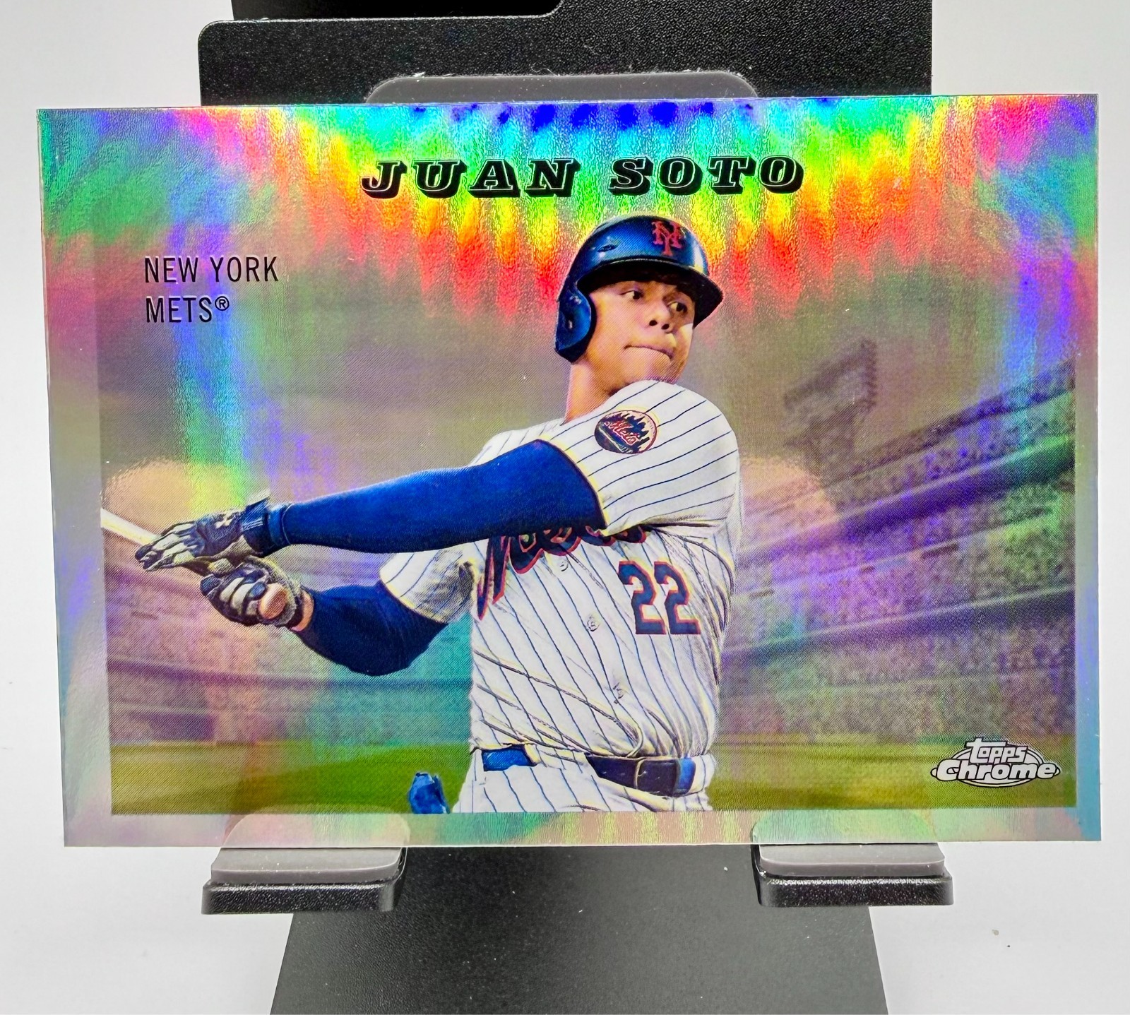 2025 Topps Chrome Platinum – Juan Soto 1955 Rails and Sails #55RS-1 Mets