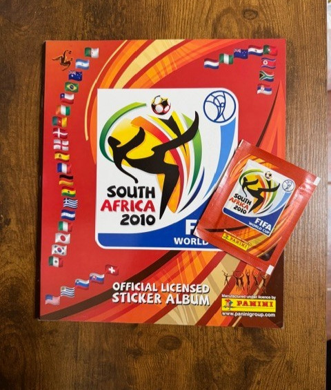 2010 Panini World Cup FIFA South Africa Collectors Sticker Album + 1 Pack NEW