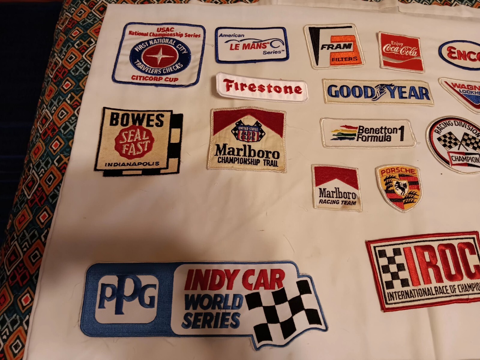Indy/champ Car Patch Collection 75 Pcs In All