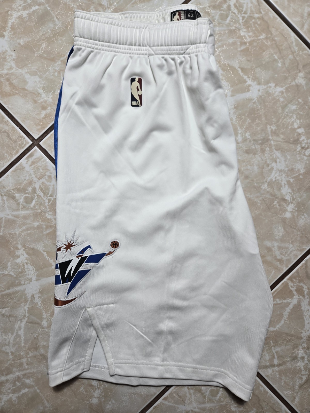 New Nike Washington Wizards Authentic NBA Dri Fit ADV Game Shorts Size 42+2 XL